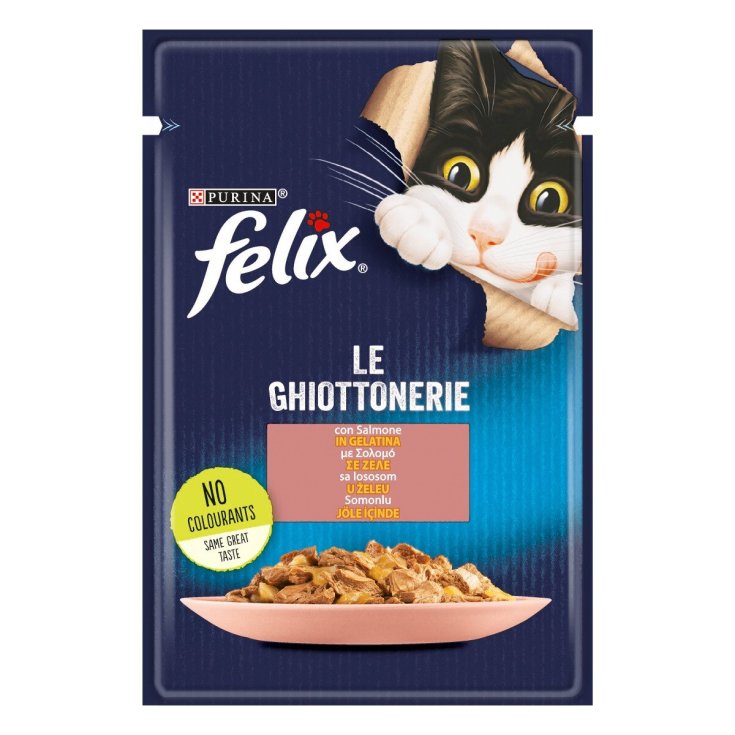 Le Ghiottonerie con Salmone in gelatina Felix&reg; 85g