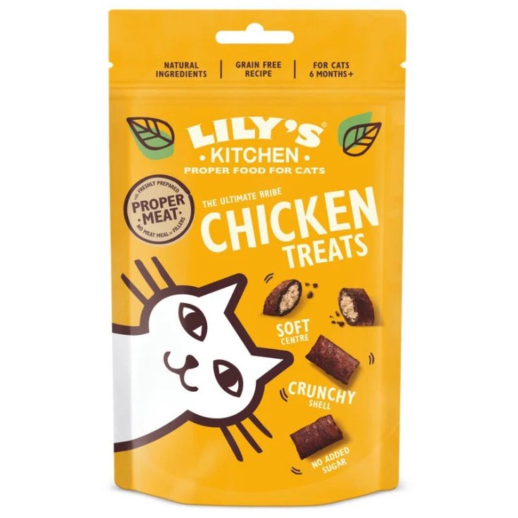 Chicken Pillow Treats Lily's Kitchen Cat 60g