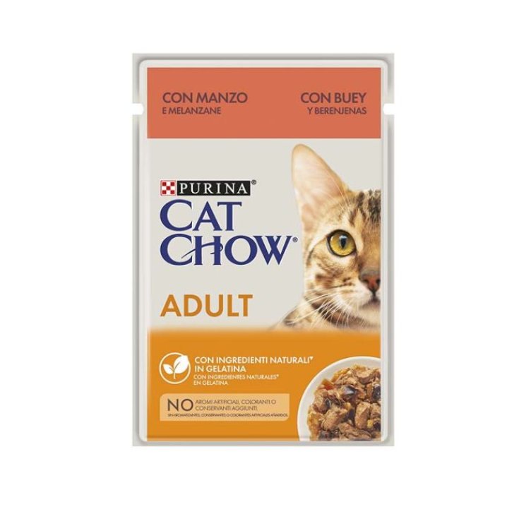 Cat Chow Manzo e Melanzane Purina 85g