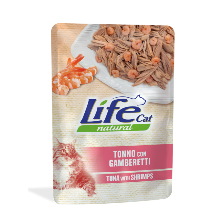 Tonno Con Gamberetti Life Cat Natural 70g