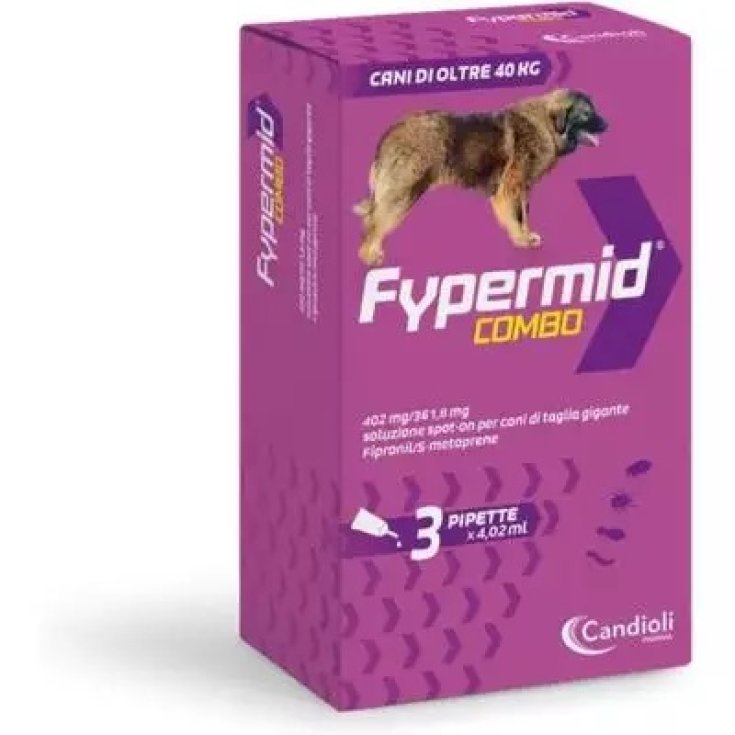 Fypermid Combo Spot-On Cane oltre 40 kg 3 Pipette