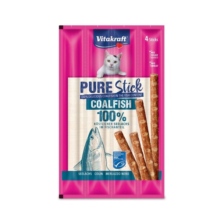 Pure Stick Merluzzo Nero Vitakraft 4&times;5 g