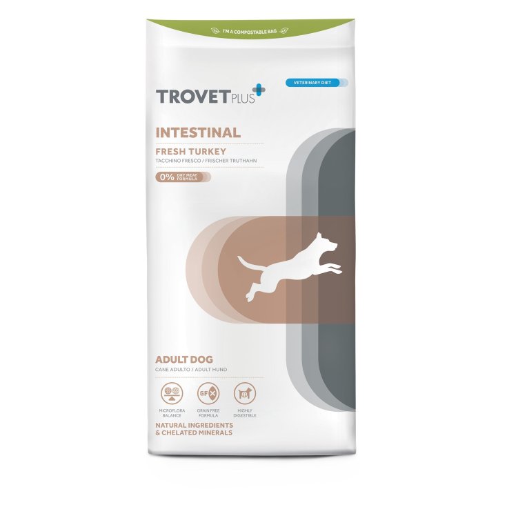 Adult Dog Intestinal Turkey Veterinary Diets Trovet Plus 3kg