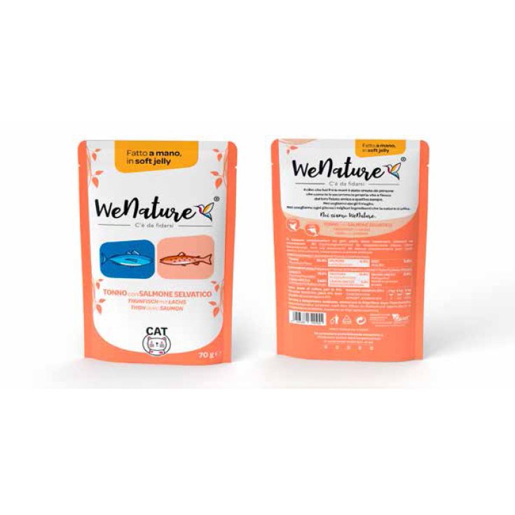 Tonno Con Salmone Selvatico In Soft Jelly Pouch Wenature&reg; 70g