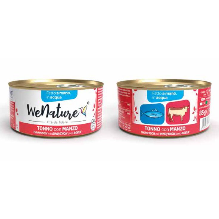 Tonno Con Manzo In Acqua Wenature&reg; 85g