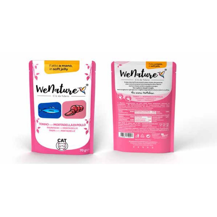 Tonno Con Mortadella Di Pollo In Soft Jelly Pouch Wenature&reg; 70g