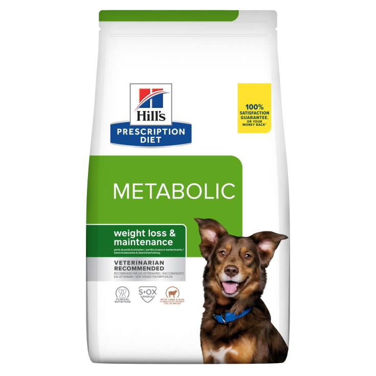 Metabolic Weight Loss Lamb&Rice Canine Hill's Prescription Diet 10kg