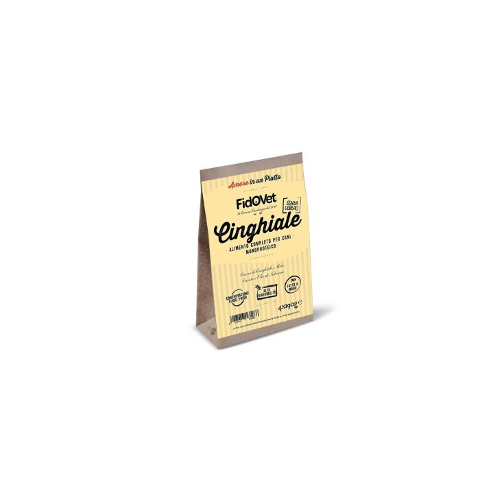FidOVet con Cinghiale per Cani 4x190g