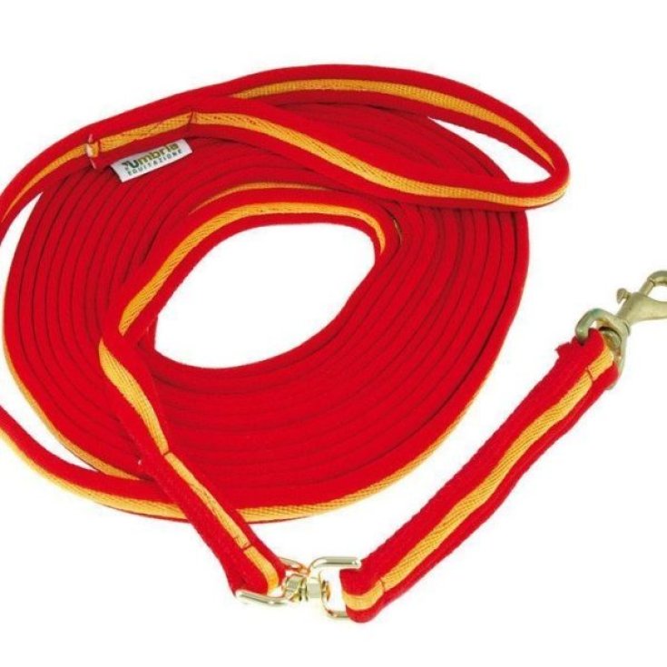 Lunghina In Nylon Morbido Con Moschettone In Ottone Umbria Equitazione 1 Pezzo