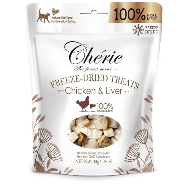 Liofilizzato Pollo E Fegato Ch&eacute;rie 30g