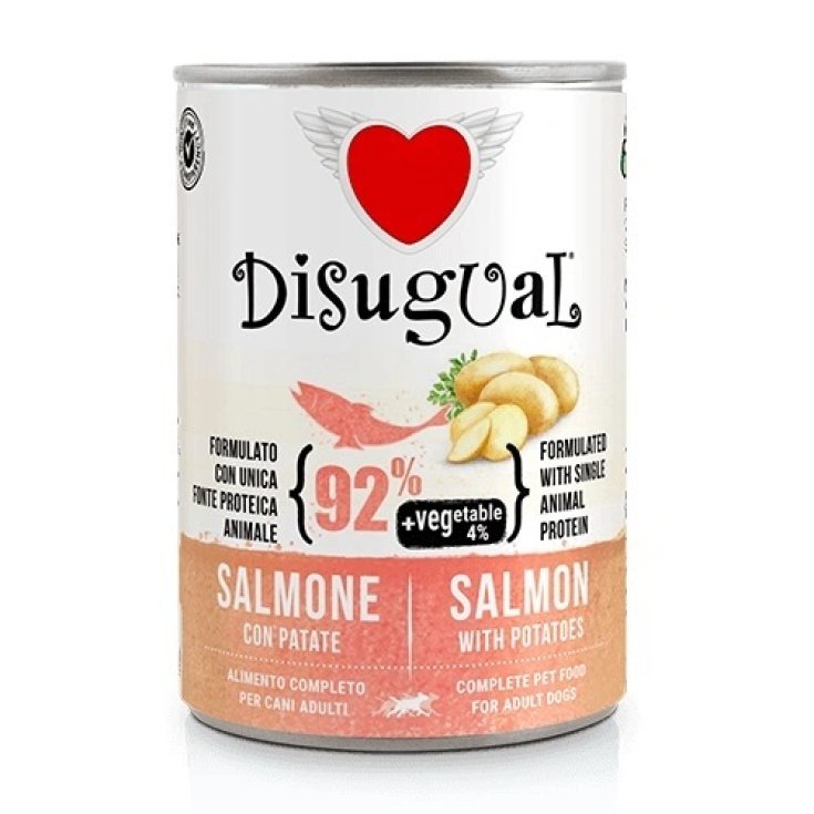 Salmone con Patate Disugual Dog 400g