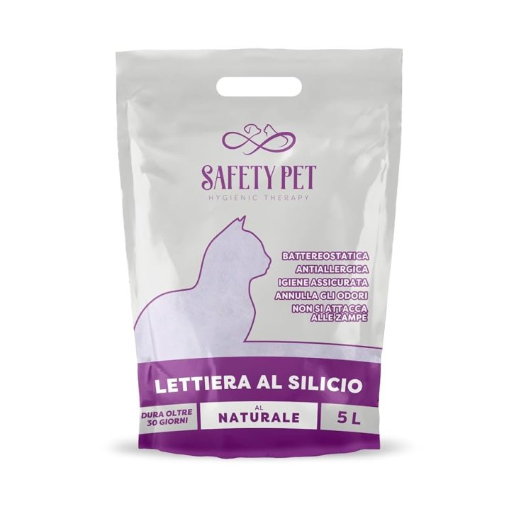 Lettiera al Silicio Naturale&nbsp;Safety Pet 5L