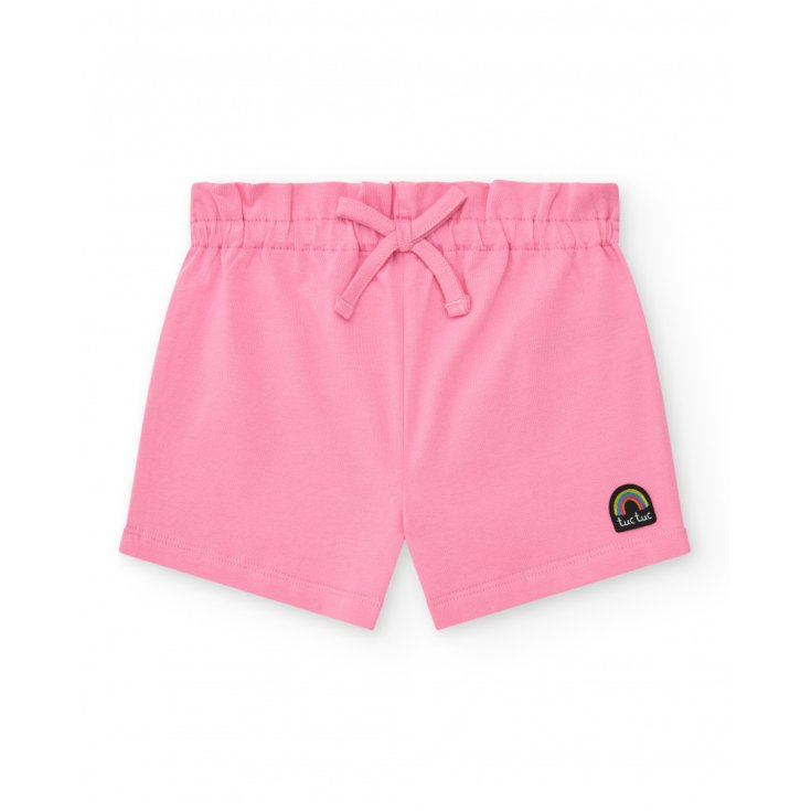 Pantaloncino Shorts Bimba Rosa Tuc Tuc 1 Paio