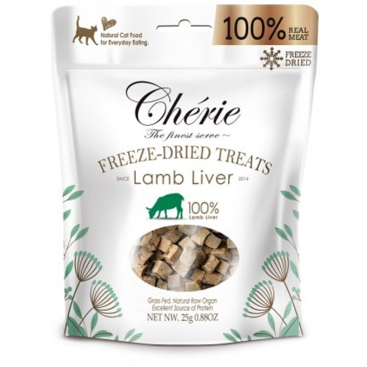 Snack Liofilizzato Fegato Di Agnello Ch&eacute;rie 25g