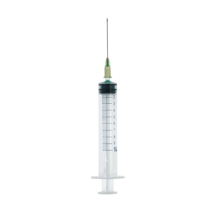 Siringa Monouso 10ml Con Ago 21g Luer 1 Pezzo