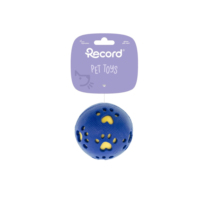 Palla da mordere per cani Record Blu