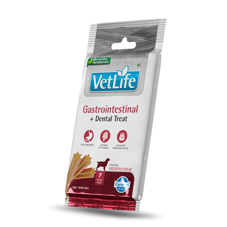 VetLife Dental Treat Gastrointestinlal Medium & Maxi Farmina 100g