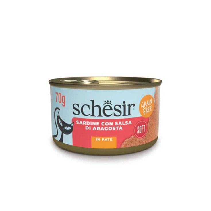 Pat&eacute; Sardine Con Salsa di Aragosta Schesir Cat 70g