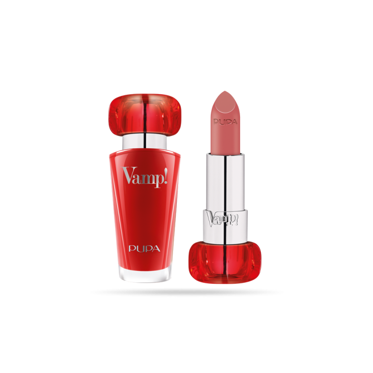 Vamp Lipstick 206 Toasted Rose Pupa Milano 1 Rossetto