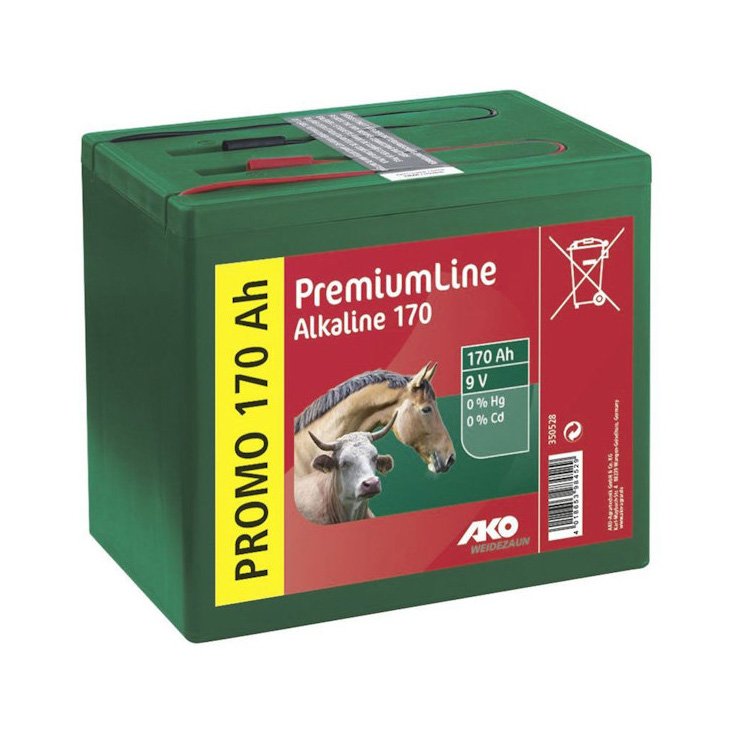 Batteria Alcalina 170AH 9V AKO