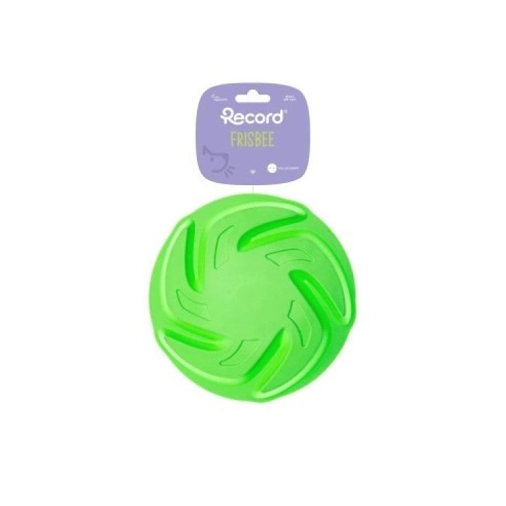 Frisbee Verde per Cani 18,8cm