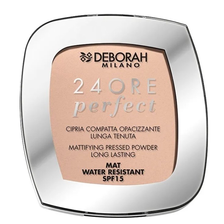 Cipria 24 Ore Perfect 03 Rose Compatta Opacizzante Spf15 Deborah