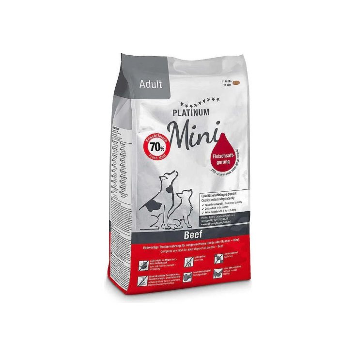 Platinum Adult Mini Beef 900g