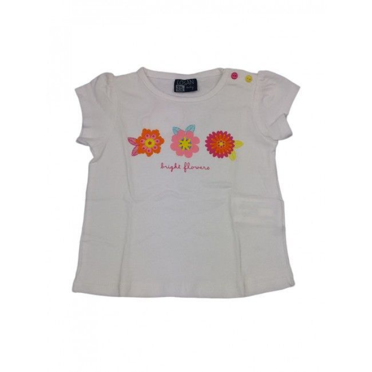 T-shirt Bimba 12m Bianco&nbsp;Losan 1 Maglietta