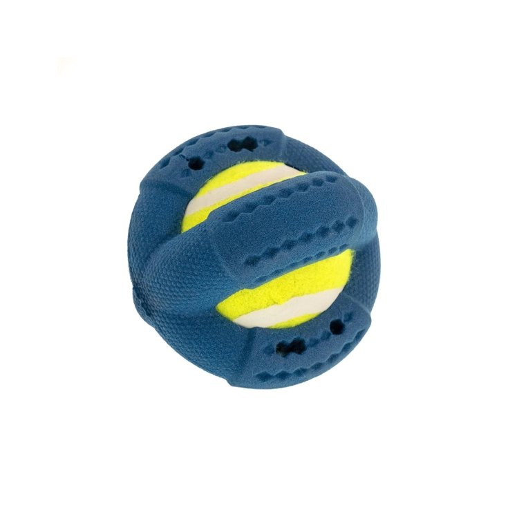 Palla Saturno Blu 9cm Record