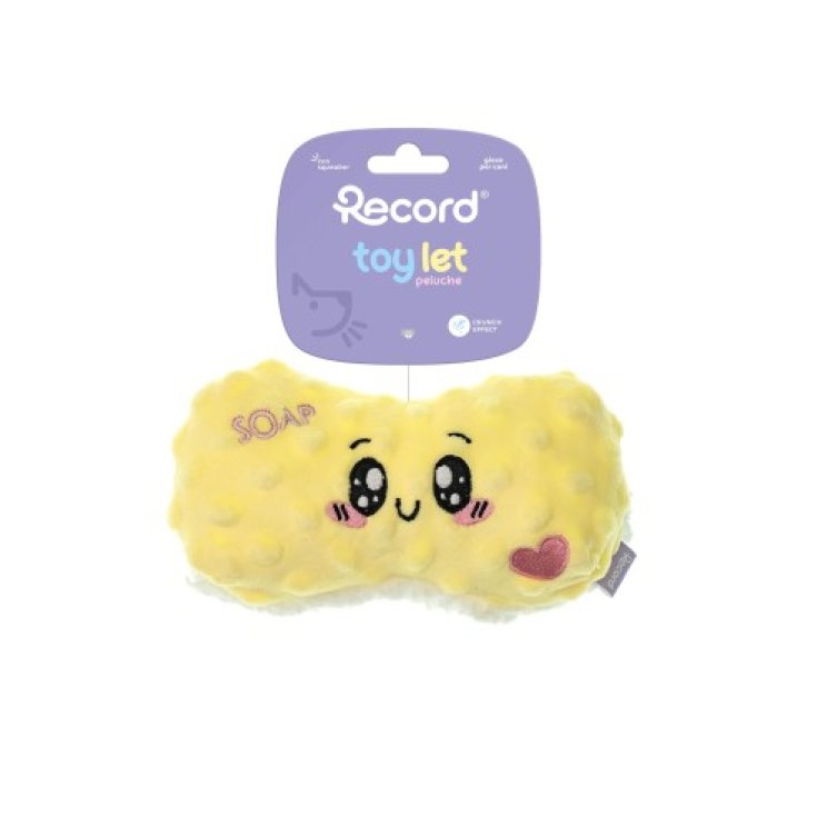 Mordicchio Peluches Per Cani Con Squeaker ToyLet Record Set 3 Pezzi