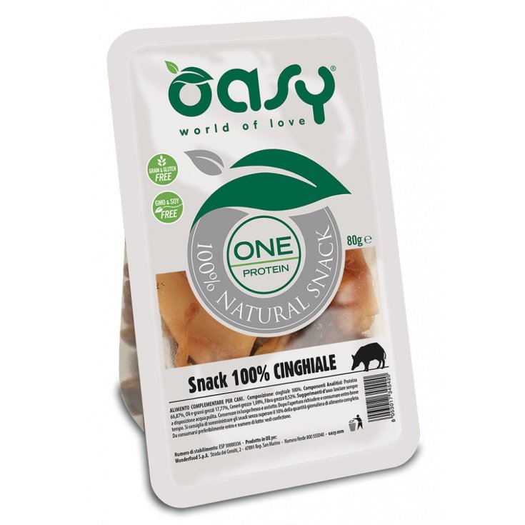 Snack Mono Proteico&nbsp;con Conghiale per Cani Oasy 80g