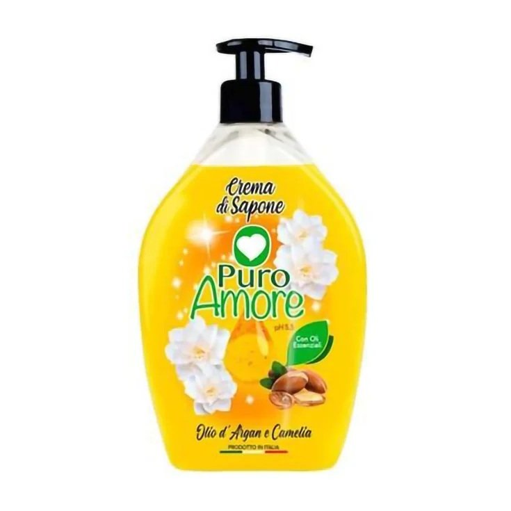 Sapone Liquido Olio di Argan e&nbsp;Camelia Puro Amore 750ml