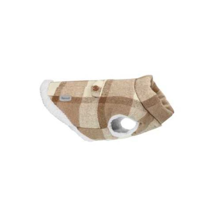 Cappottino Per Cani Scottish Marrone Beige L Record 1 Pezzo