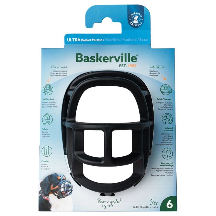 Museruola Taglia 6 Baskerville Ultra 1 Pezzo