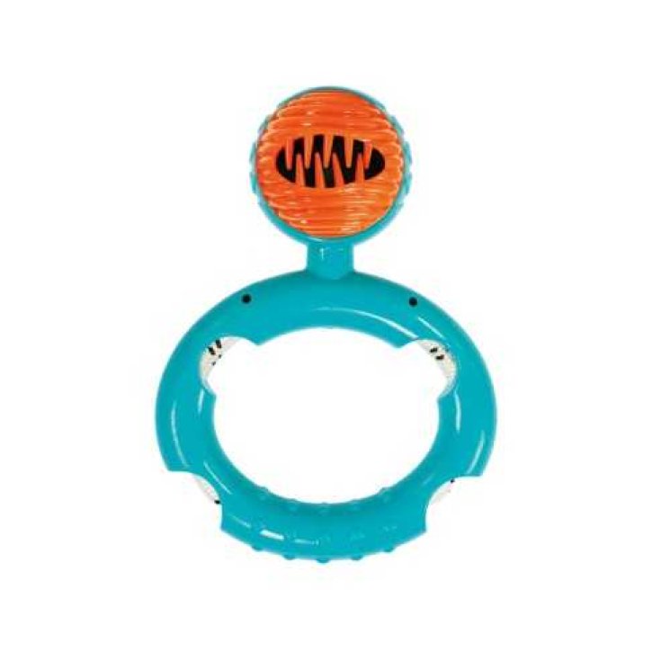 Gioco Per Cani In Tpr Con Squeaker Jet Azzurro Cloche Record 1 Pezzo