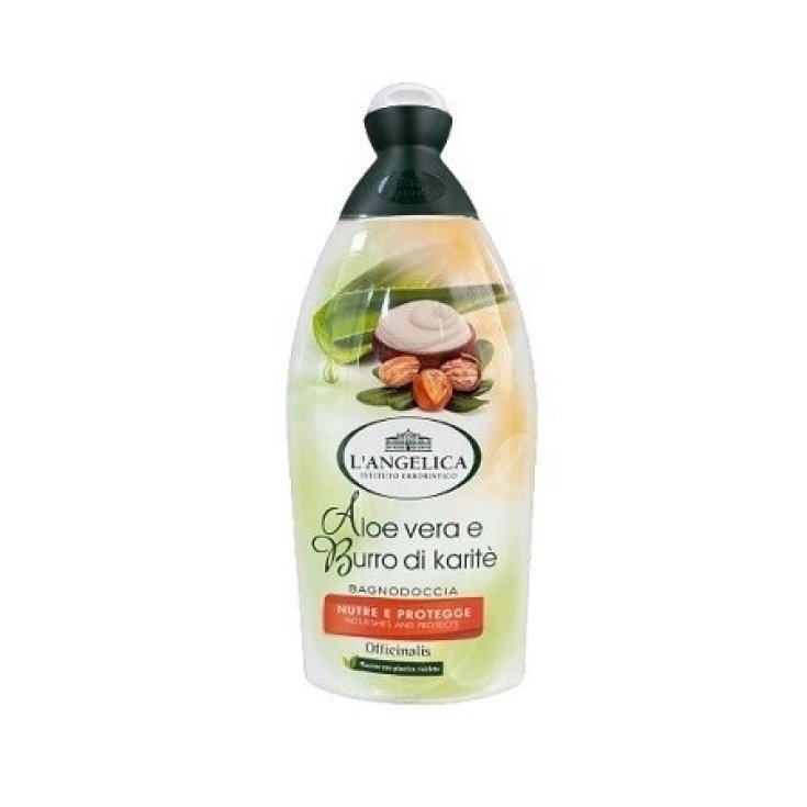Bagnoschiuma Aloe Vera e Burro di Karit&egrave; L'Angelica 500ml