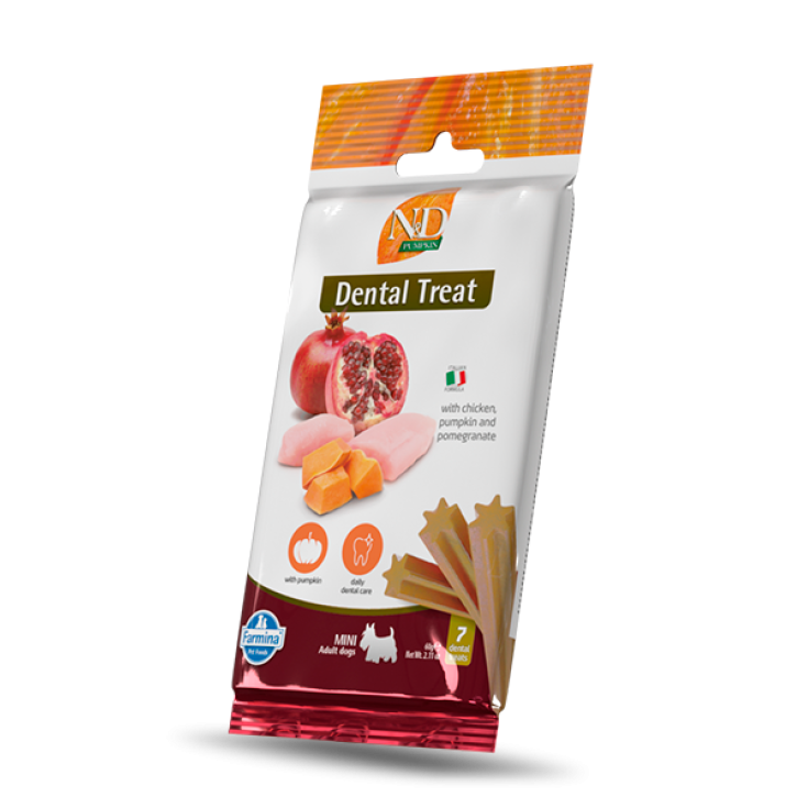 N&D Dental Treat Chicken Pumpkin And Pomegranate Mini Farmina 60g