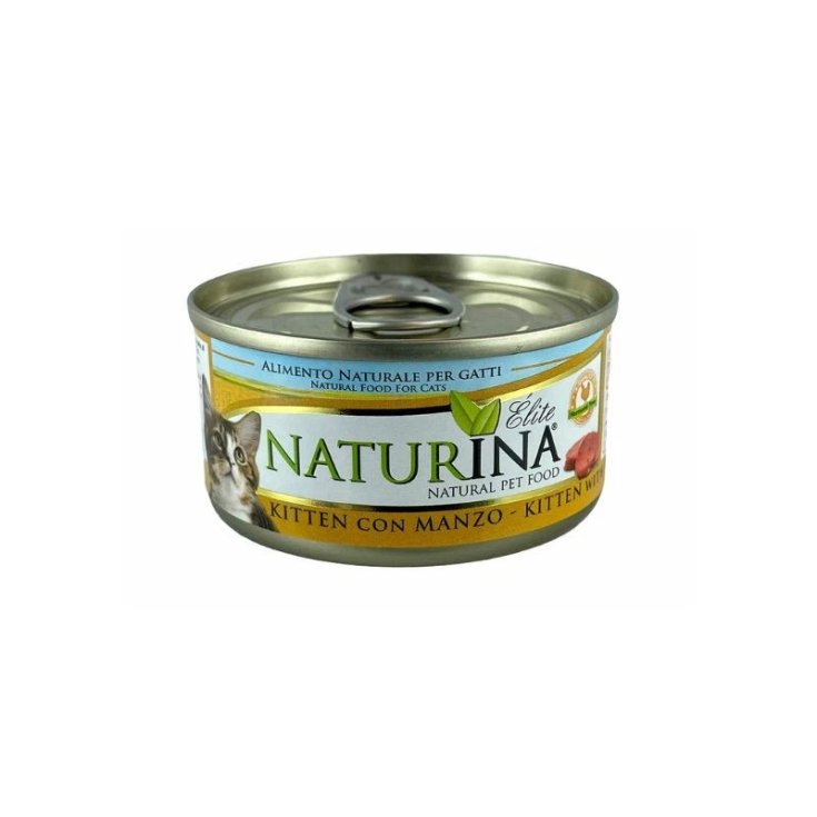 Kitten Con Manzo Naturina Elite 70g
