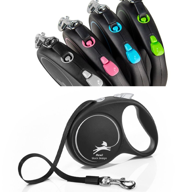 Black Design M Fettuccia 5m Rosa Flexi&reg;