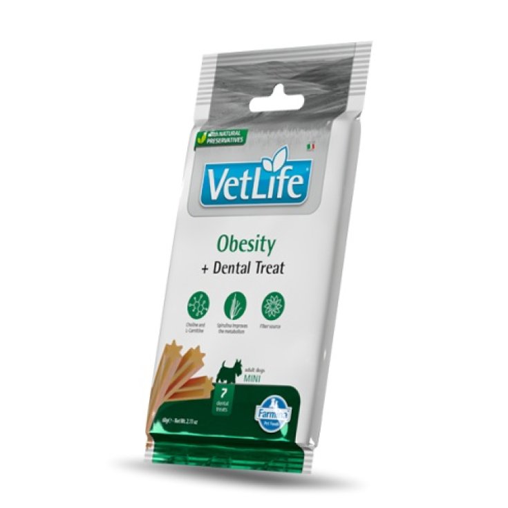 Obesity Mini Snack per Cani Vet Life Dog Treats 60g