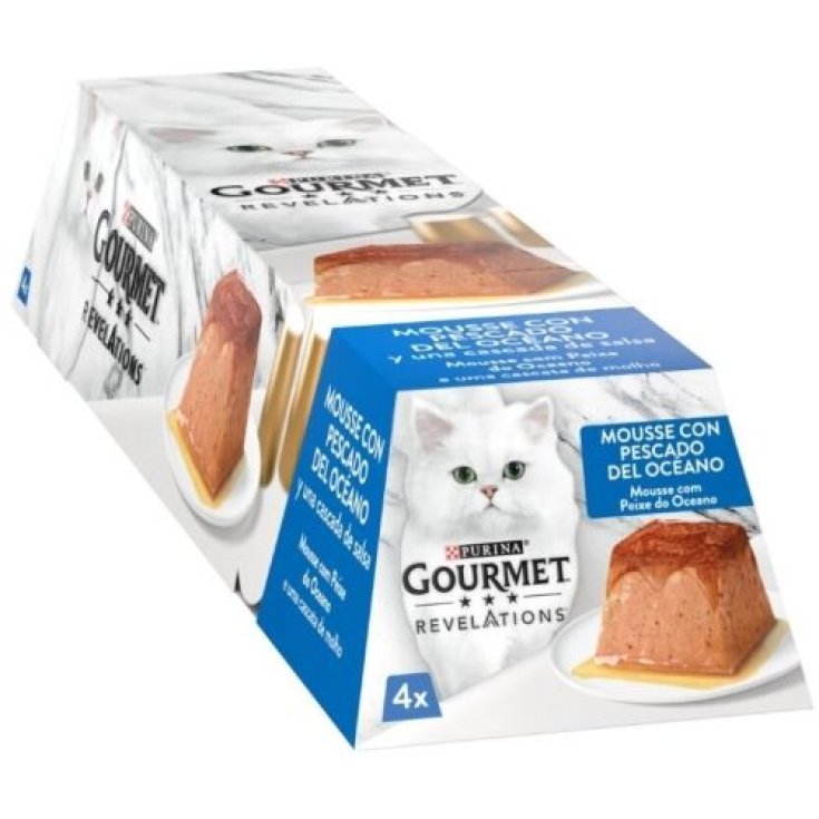 Gourmet&reg; Revelations Mousse Con Pesce Dell'Oceano Purina&reg; 4x57g