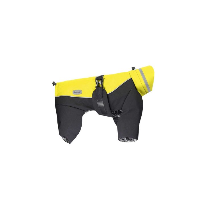 K-Bau Nero/Giallo Tg.XS Cappottino Impermeabile Record