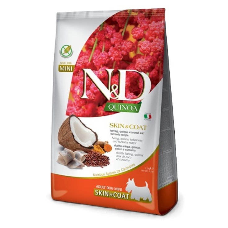 Adulti Mini con Aringa e Quinoa N&D 7Kg