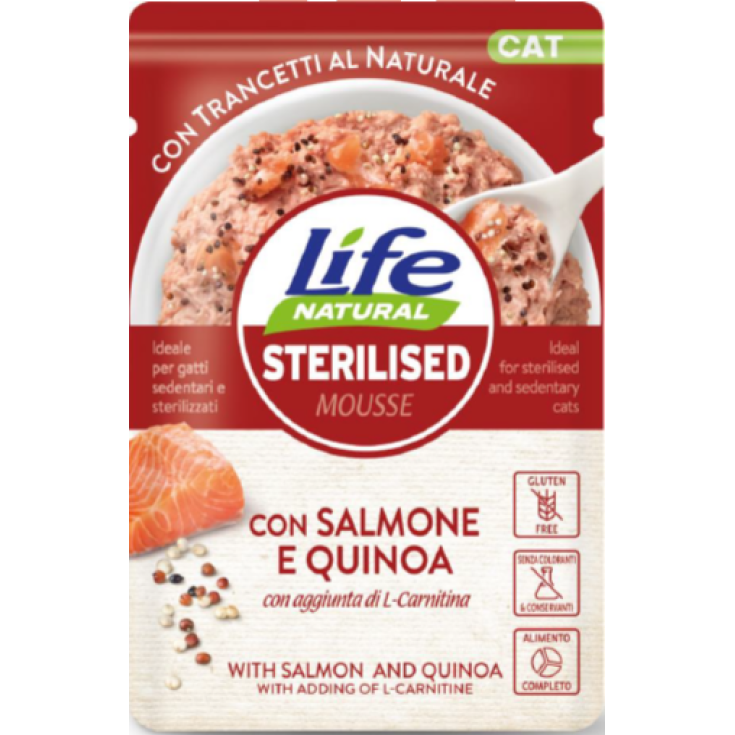 Serilised Salmone e Quinoa Life Natural Cat 70g