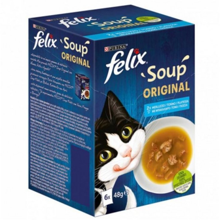 Felix Filetti Soup Original Purina 6x48g Multipack