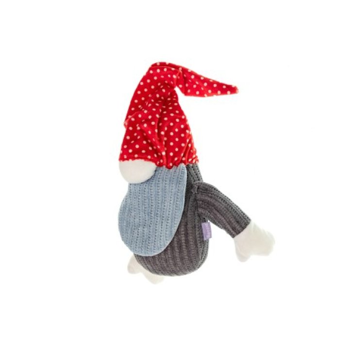 Peluche Caldo Natale Elfo Rosso Pois Record 1 Pezzo