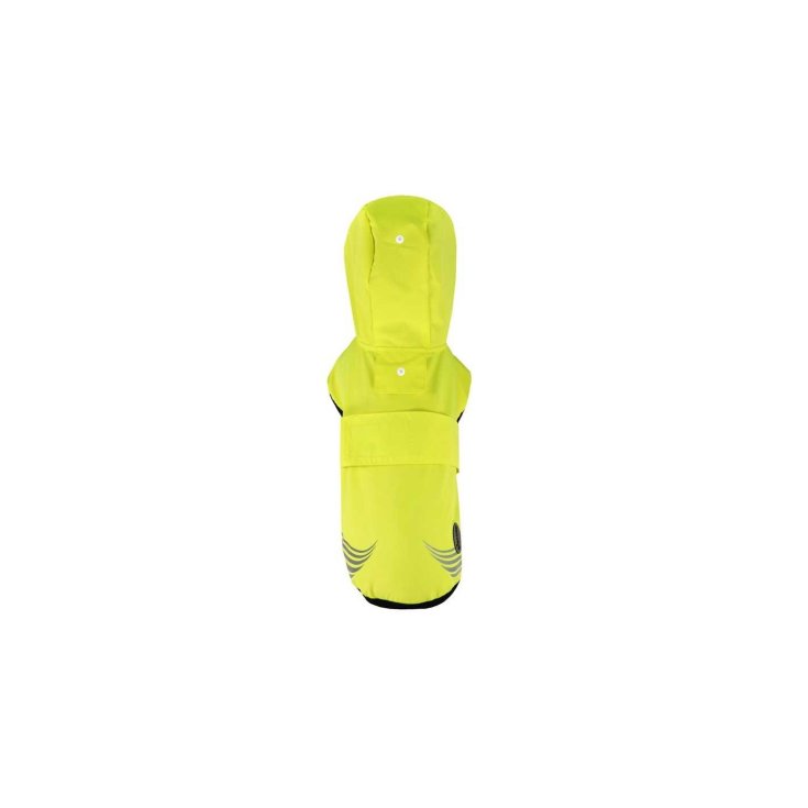 Impermeabile con Cappuccio per Cani Neon Giallo Tg.4XL RECORD