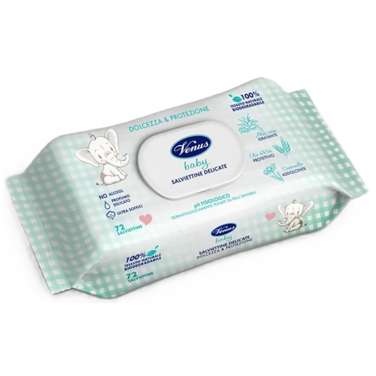 Salviettine Baby Venus 72 Pezzi