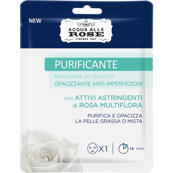 ACQUA DI ROSE Maschera Viso In Tessuto Purificante ROBERTS