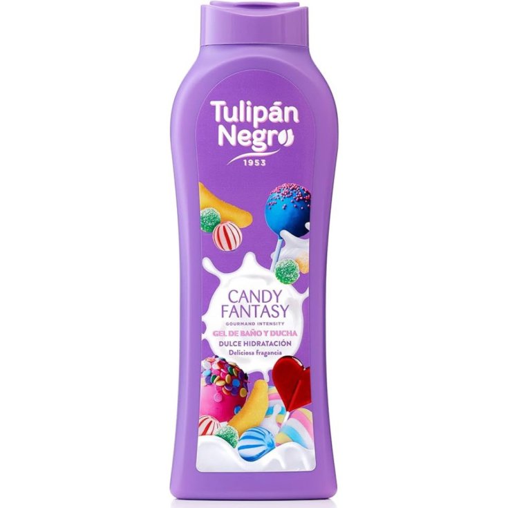 Bagnoschiuma Gel Candy Fantasy Tulipan Negro 650ml